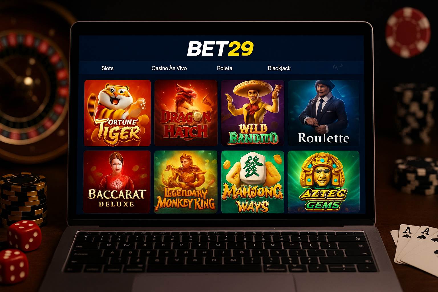 Jogos de cassino online BET29