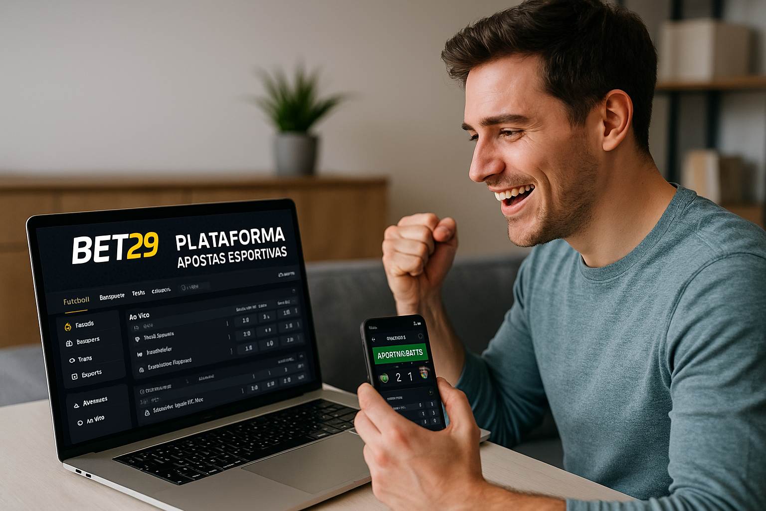Apostas esportivas no cassino online BET29