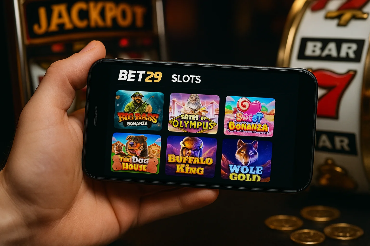 Explore o mundo das slot machines no BET29 Casino